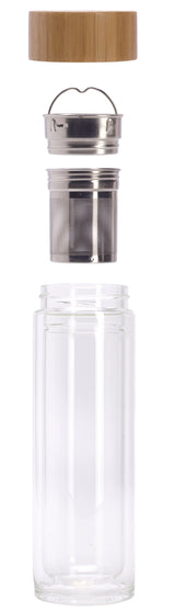 Mate & Rooibos Infusion set with double-walled glass flask