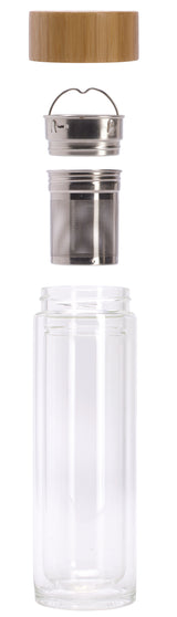 Double-Walled Thermo Glass Flask with filter