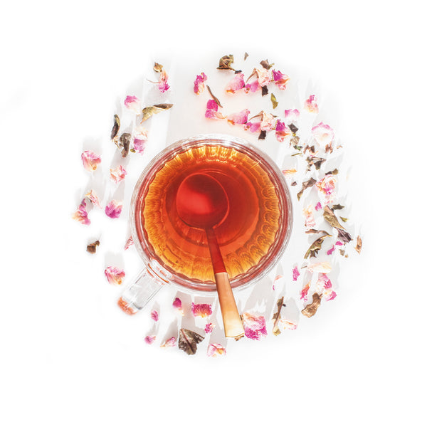 Organic white tea with Rose Petals