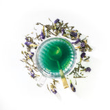 Organic green tea with Butterfly Pea Flowers