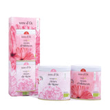 Duo Gift Box of Organic Flower Tea - Rose & Hibiscus