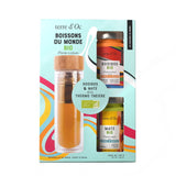 Mate & Rooibos Infusion set with double-walled glass flask