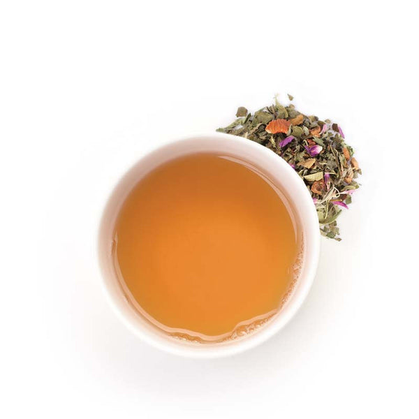 Organic Herbal tea blend peach, verbena, blood orange