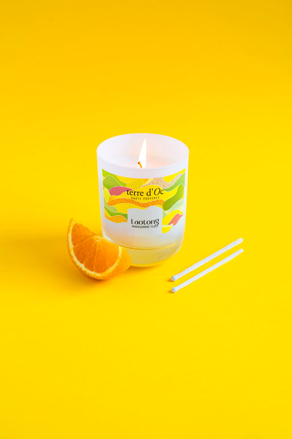 Yuzu Mandarin Natural Scented Candle 180g