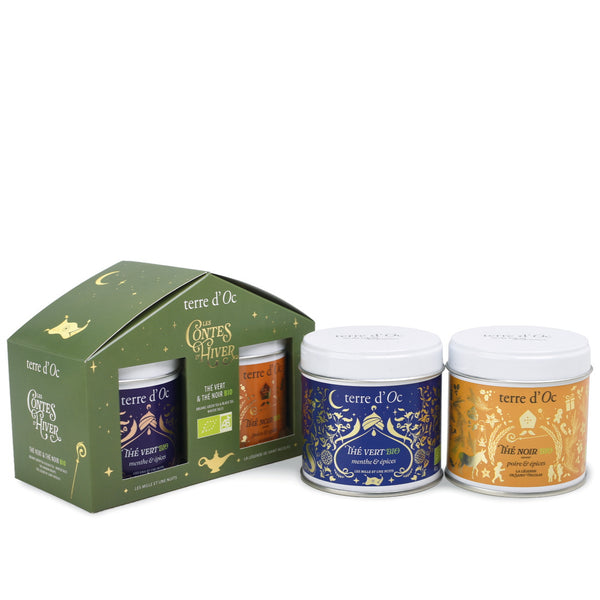 Green Chalet Duo | Organic mint Green tea & Organic pear & spices Black tea