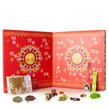 Gourmet Advent Calendar with 24 Organic Teas, Chocolates & Fruit Jellies