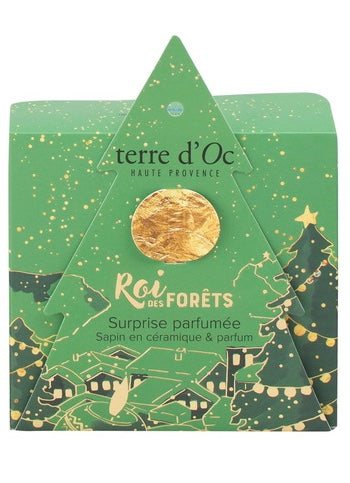 King of Forest Perfume Oil & Fir tree shaped Ceramic to scent