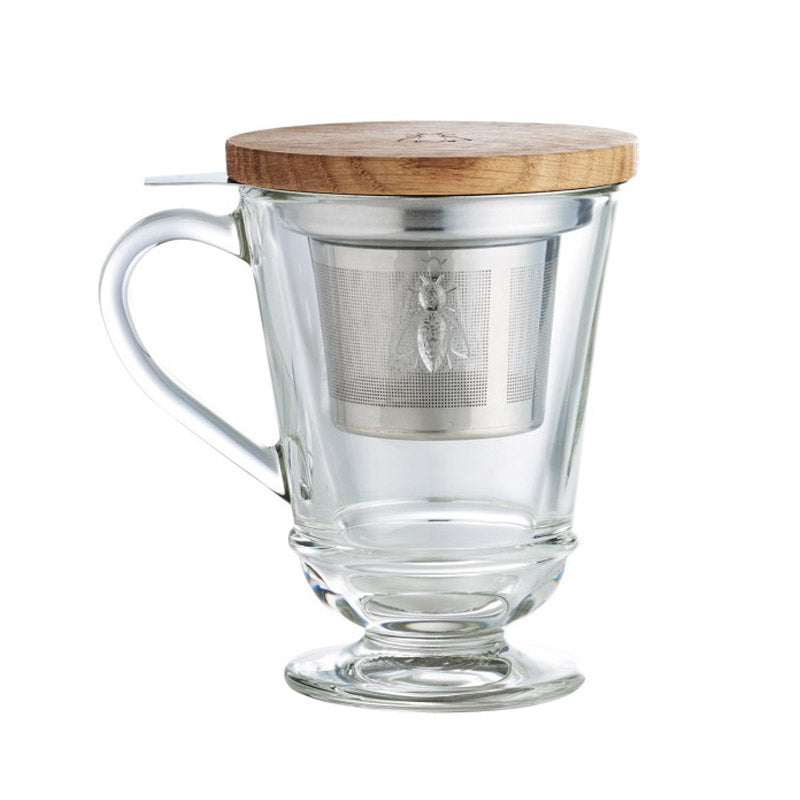 La Rochere Abeille Tea Infuser Glass Mug