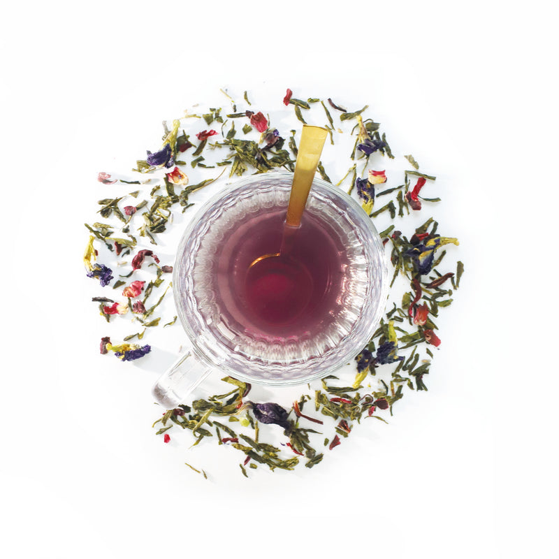 Organic green tea with Lavender Flowers