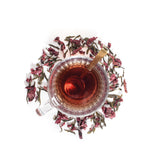 Organic green tea with Poppy Flowers