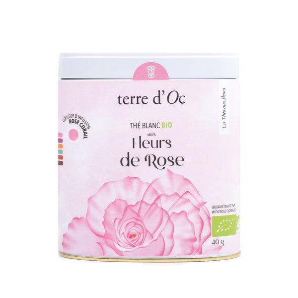Organic white tea with Rose Petals