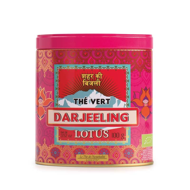 Organic Darjeeling Green tea with lotus & rose flavour