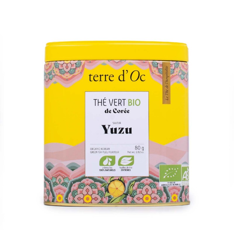 Organic Korean Green tea with Yuzu flavour