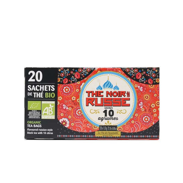 Organic Russian style Black tea with Citrus fruits