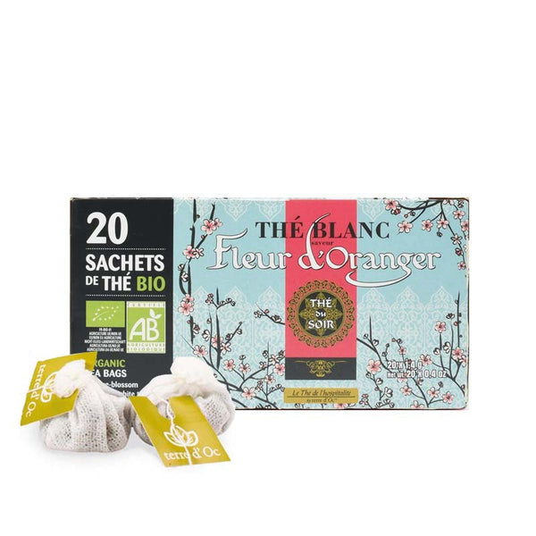Organic Bai Mu Dan White tea with orange blossom flavour