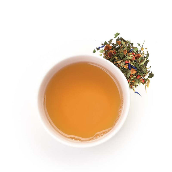 Organic Herbal tea blend apricot, linden, strawberry