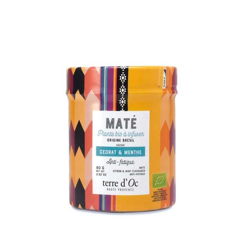 Organic Brazilian tea MATÉ citron & mint flavoured - Anti-fatigue