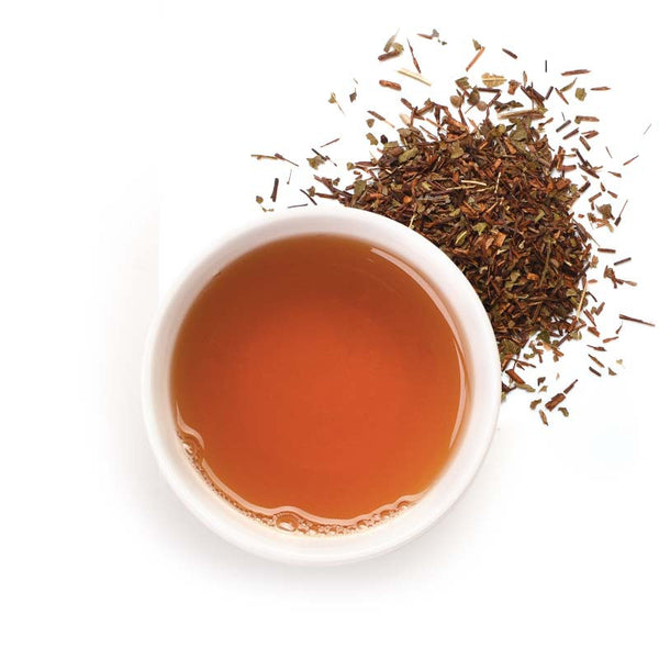 Organic red Rooibos with verbena and peppermint leaves
